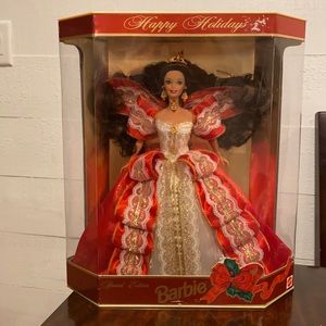 Rare 10th Anniversary Happy Holidays Barbie